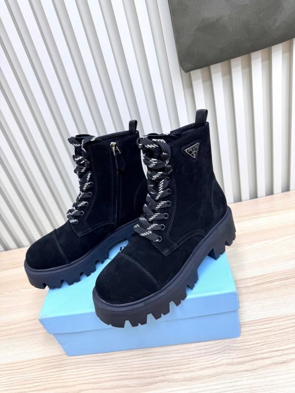 Prada 2025 SS Platform Martin Boots - LY0350