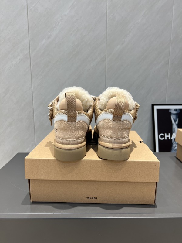 UGG Platform Loafers Series Round Toe Chunky Sole Casual Shoes - MJ00270