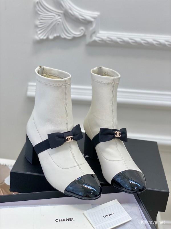 Chanel 2025 SS Bow Mary Jane Ankle Boots - LY00320