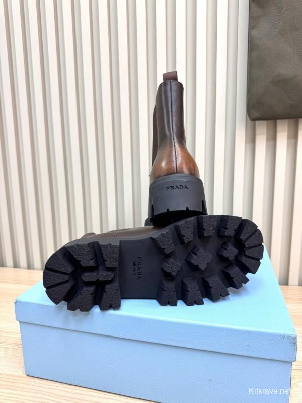 Prada Spring/Summer 2025 Platform Ankle Boots - LY0340