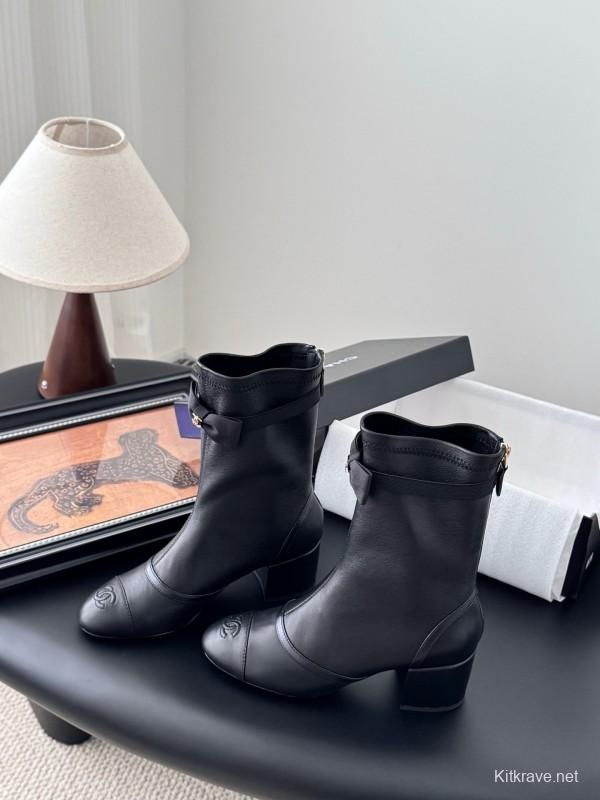 Chanel 2025 SS New Bow Ankle Boots - LY00