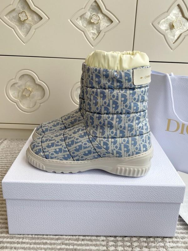Dior Frost Ankle Boots Wool Platform Snow Boots - KFY00300