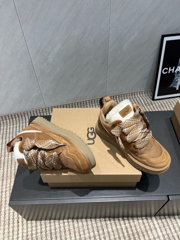 UGG Platform Sneakers Series Round Toe Thick Sole Casual Shoes - MJ00270