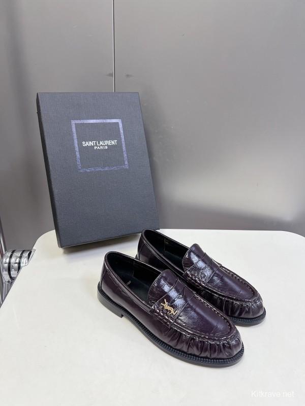 Saint Laurent Classic Loafer Flats - KFY00350