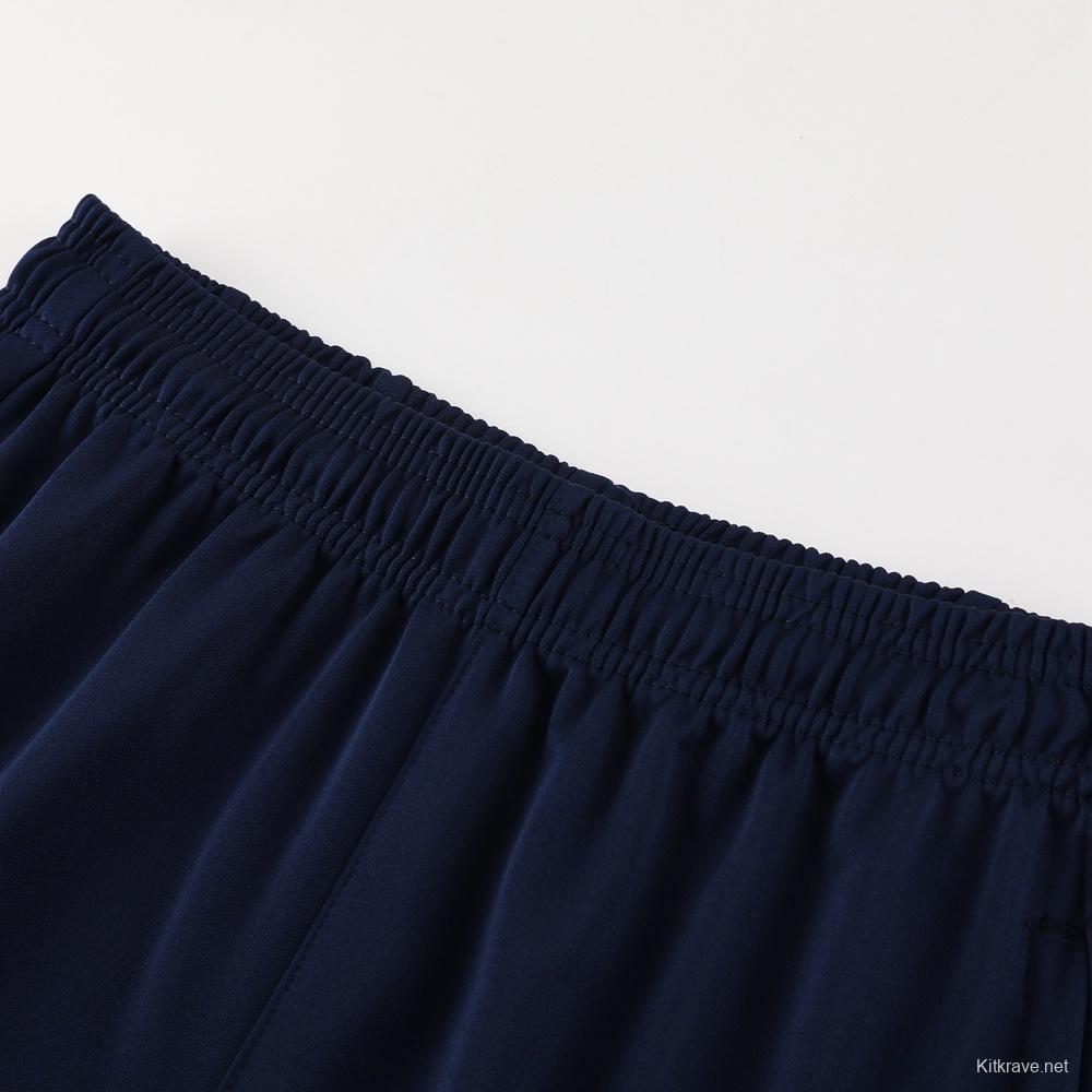 23/24 PSG Royal Blue S-2XL Half Zipper Jacket+Long Pants