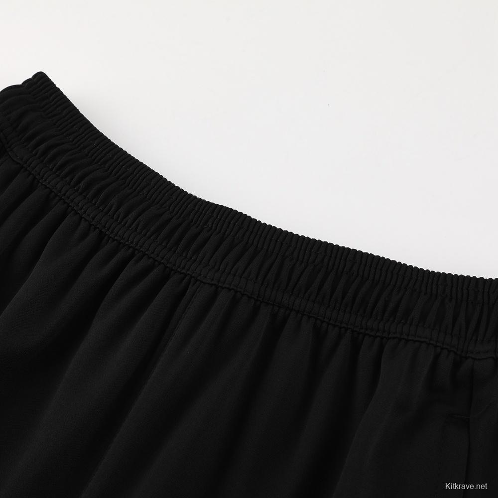 23/24 Arsenal Black S-2XL Half Zipper Jacket+Long Pants