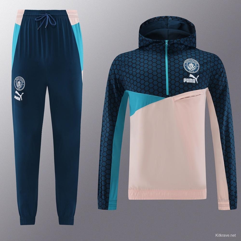 Manchester City Half Zipper Jacket+Long Pants S-2XL