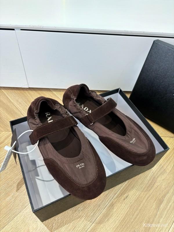 Prada 2025 SS Metal Toe Thin Sole Training Shoes Casual Footwear - LY00260