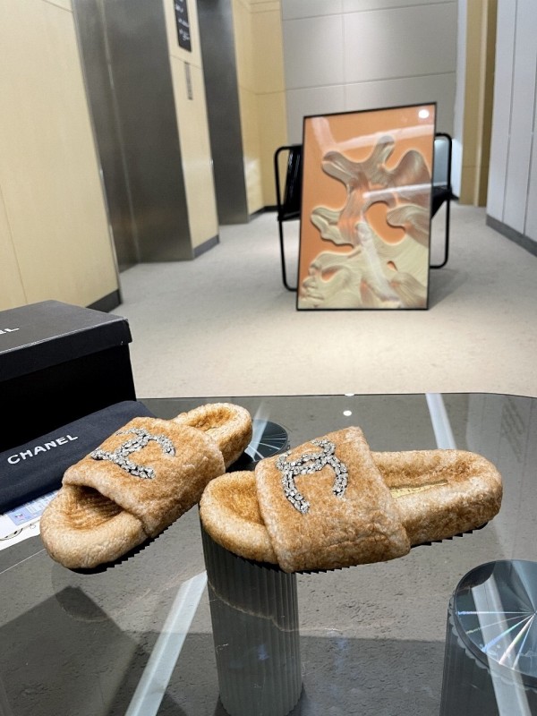 Chanel 2025 SS New Wool Slippers Soft Wool - LY00280