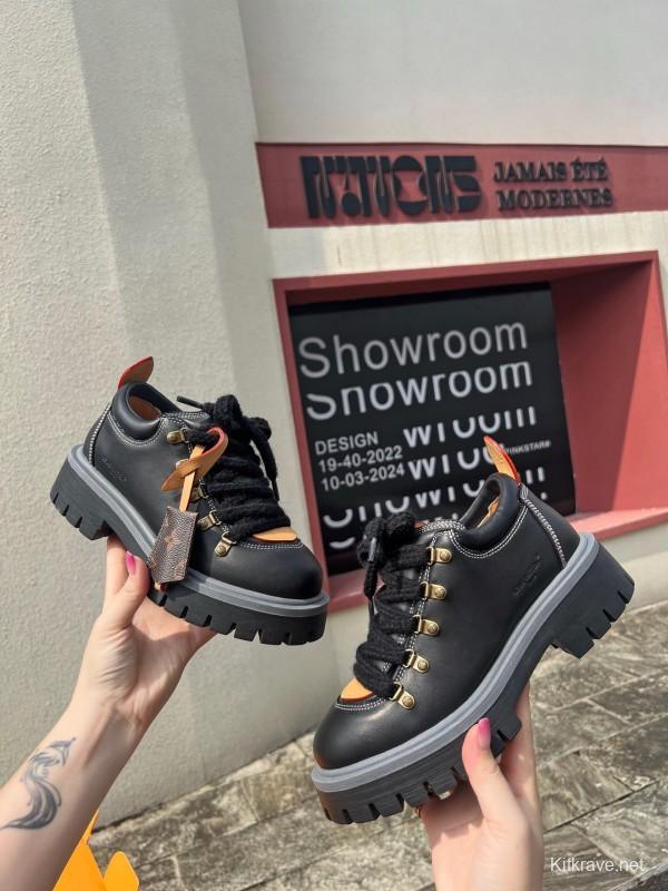 Louis Vuitton REMIX Lace-Up Derby Hiking Shoes - LY00340