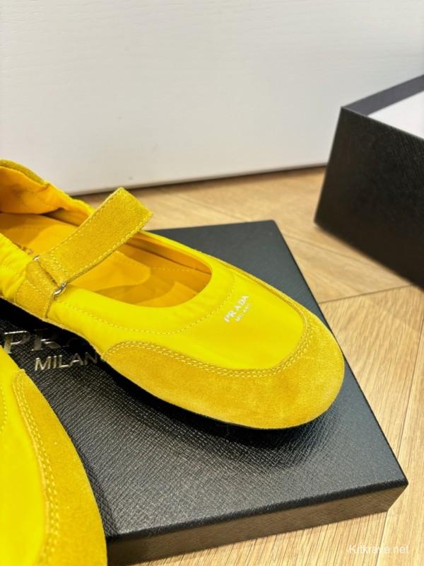 Prada Metal Toe Thin Sole Training Shoes Casual Shoes - LY00260