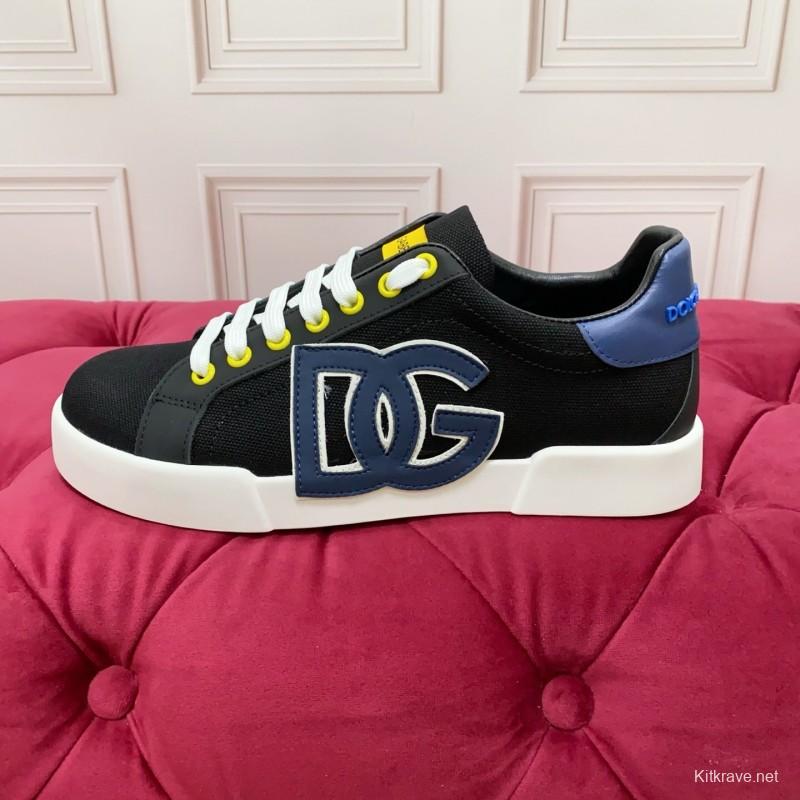 Dolce & Gabbana 2025 SS New Collection Luxury Embroidered Logo Sneakers - AS00300