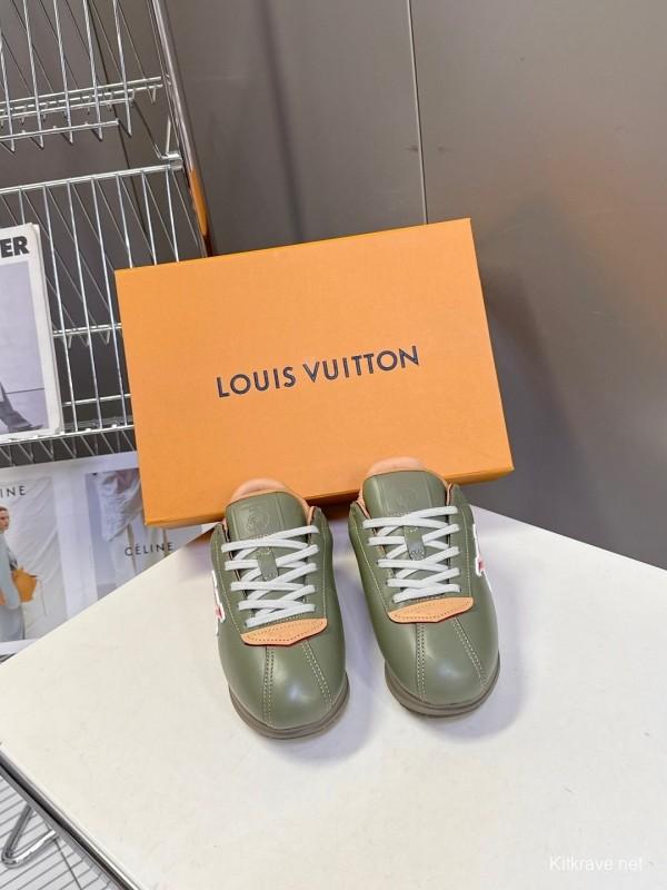 Louis Vuitton 2025 SS LV x Pharrell Williams Runway Platform Sneakers Retro Running Shoes - KFY00380/KFY00390