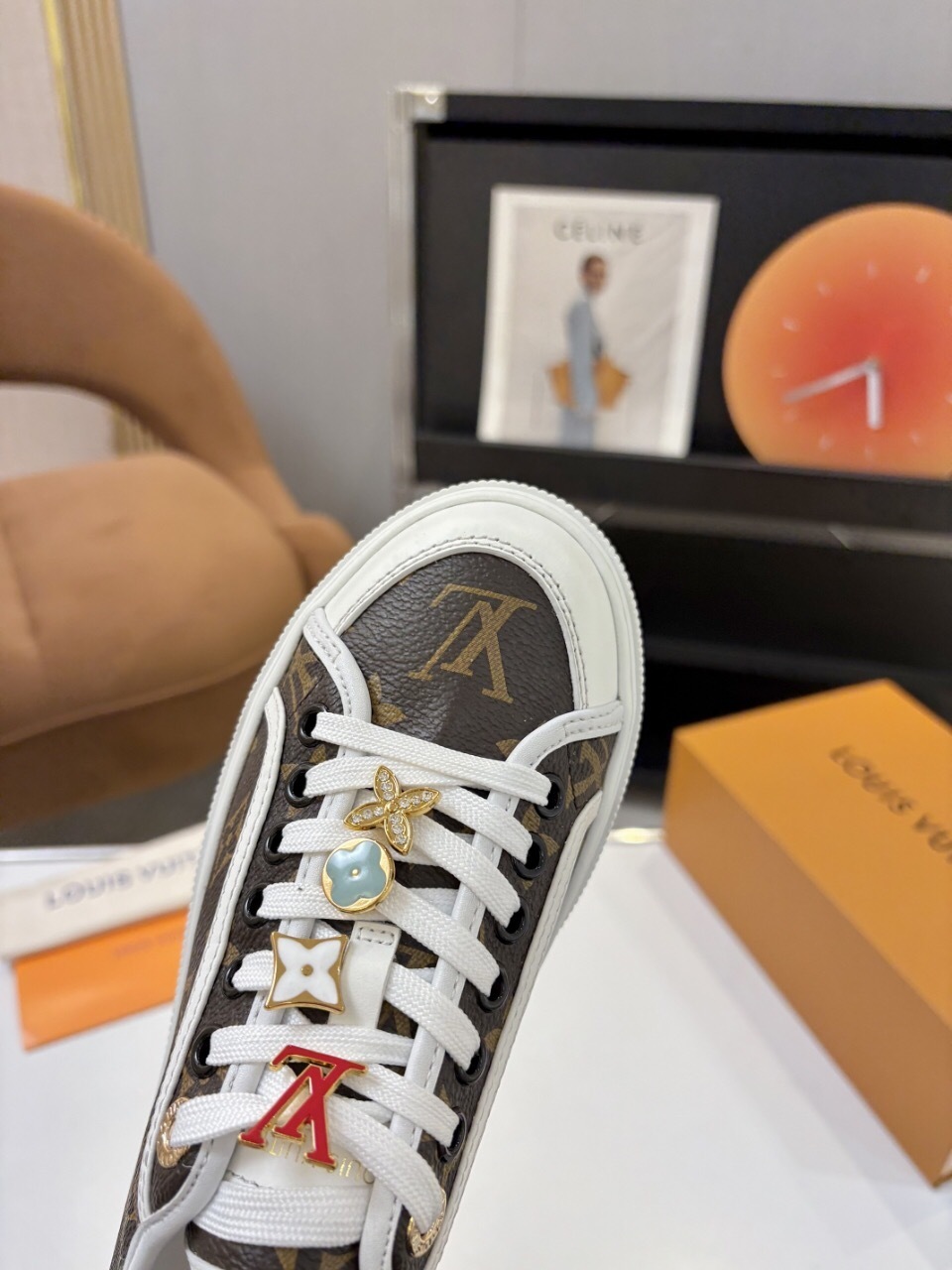 Louis Vuitton Lagoon Series Denim Sneakers with Buckle - AS00300