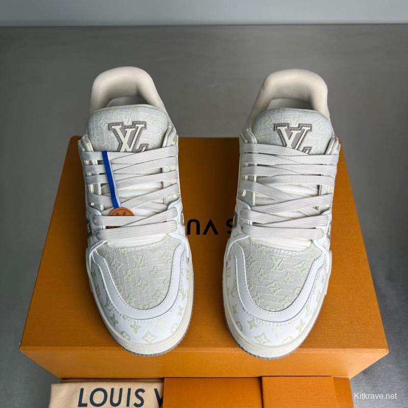 Louis Vuitton 2025 SS Replica Luxury Sneakers with Imported Calfskin and Signature Logo - YC
