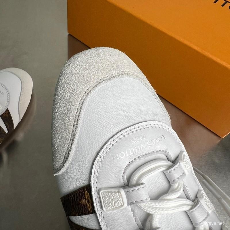 Lv Sneakerina 2025 SS Ballet Round Toe Lace-Up Low Top Lifestyle Casual Shoes - YC