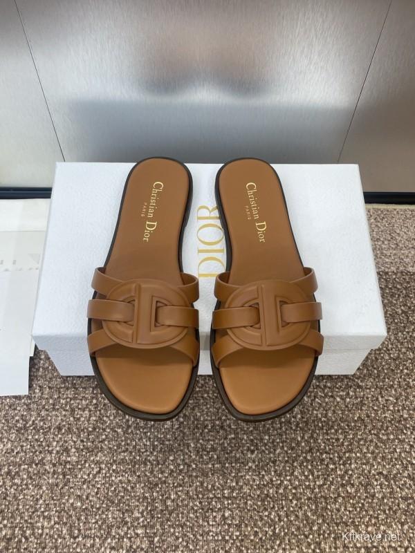 Dior D-Club Jelly Color Hollow Layered Cross Strap Women Sandals - KFY00280