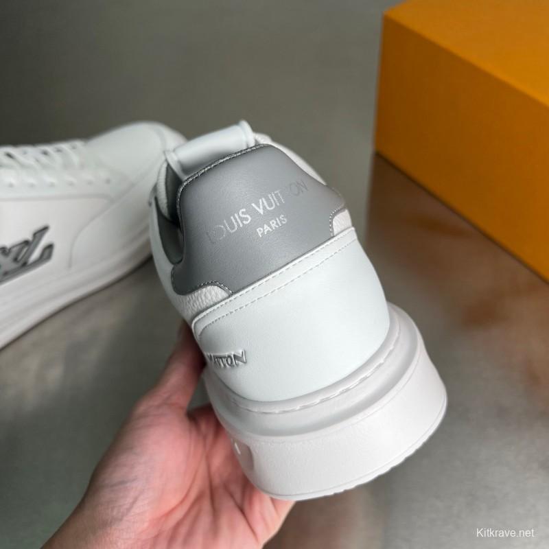 Louis Vuitton Beverly Hills Low-Top Fashion Sneakers Men's Shoes - YC