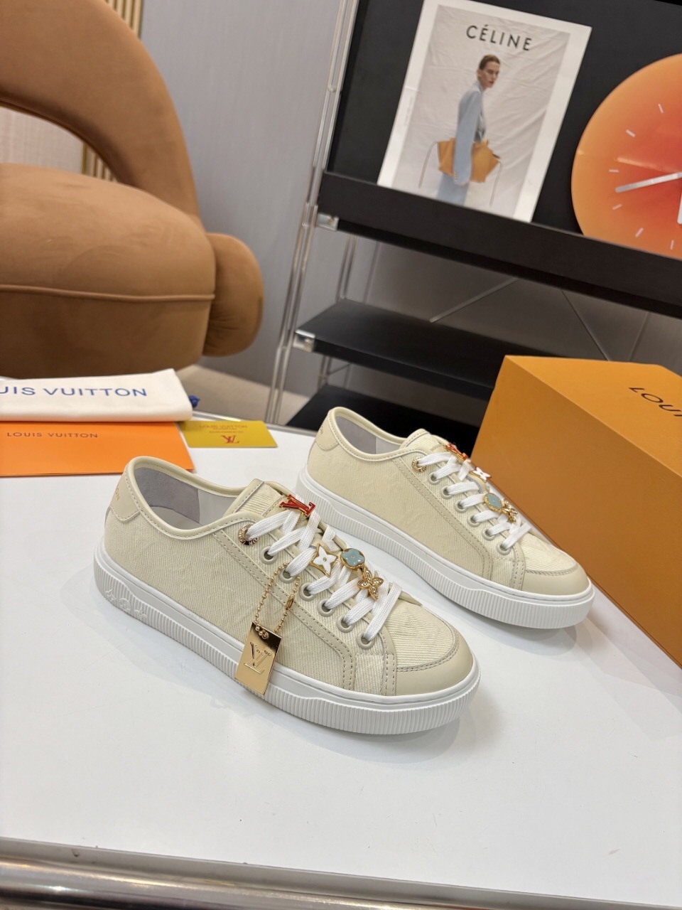 Louis Vuitton Lagoon Series Thick Sole Denim Monogram Skate Sneakers - AS00300