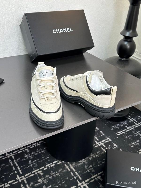 Chanel 2025 SS Milan Runway Chunky Sole Sneakers - LY00320