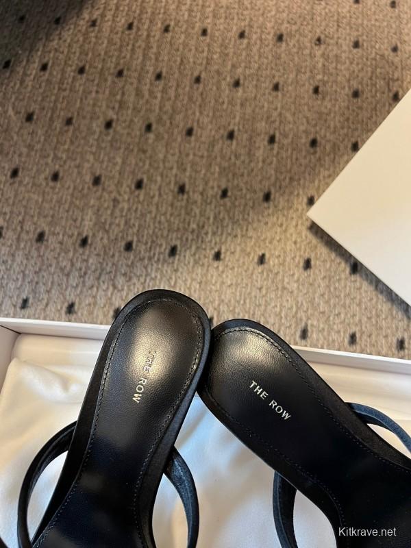 The Row 25ss Handwoven Bow Mule Sandals - KFY00280