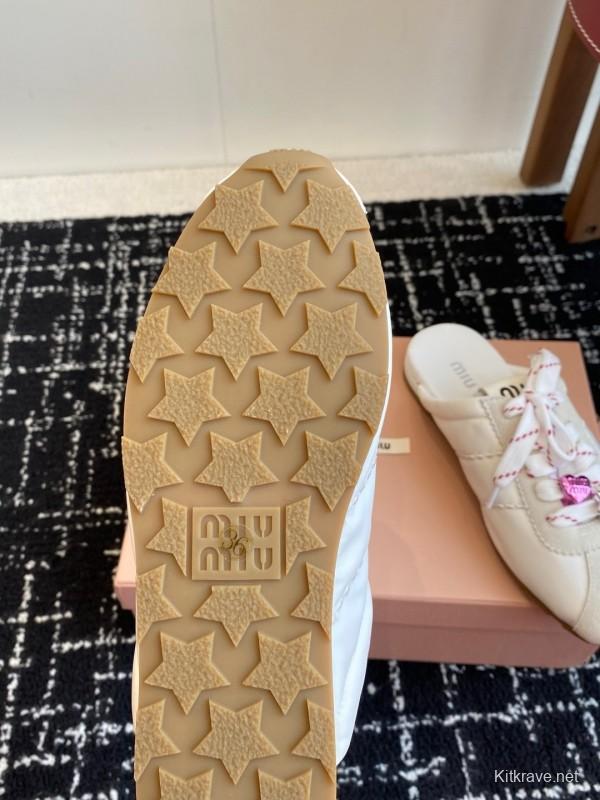 MiuMiu 2025 SS Early Spring Slip-On Trainer Loafer - KFY00295