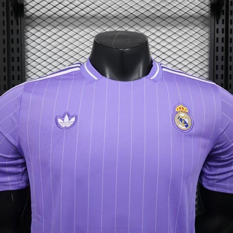 Player Version 25/26 Real Madrid Purple Adidas Original Jersey