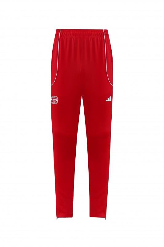 25/26 Bayern Munich Red Full Zipper Jacket+Long Pants