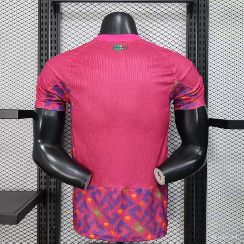 Player Version 2026 Mexico  Pink Training Jersey