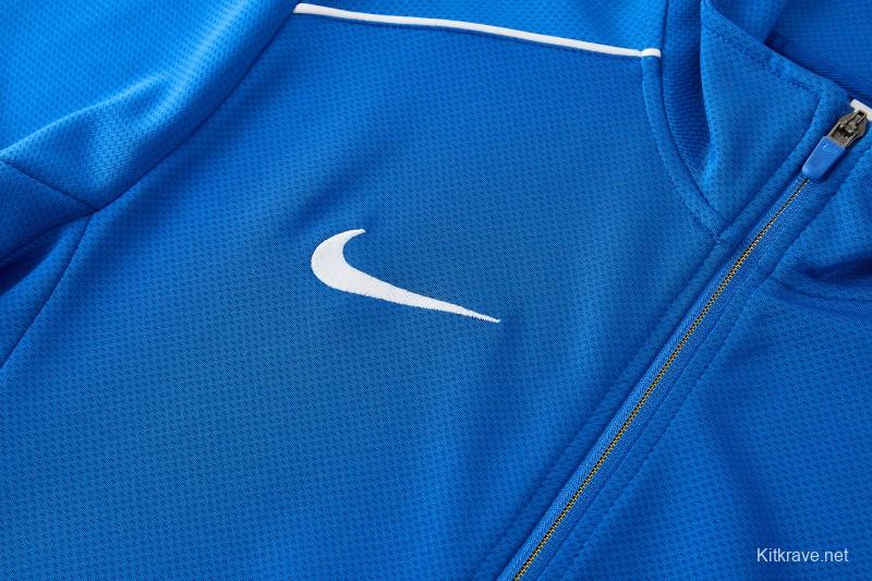 2026 NIKE Blue Full Zipper Jacket + Long Pants