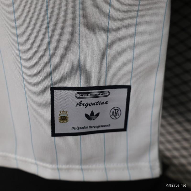 Player Version 2026 Argentina White Terrace Icons Jersey