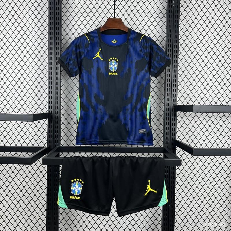 2026 Kids Brazil World Cup Away Kit