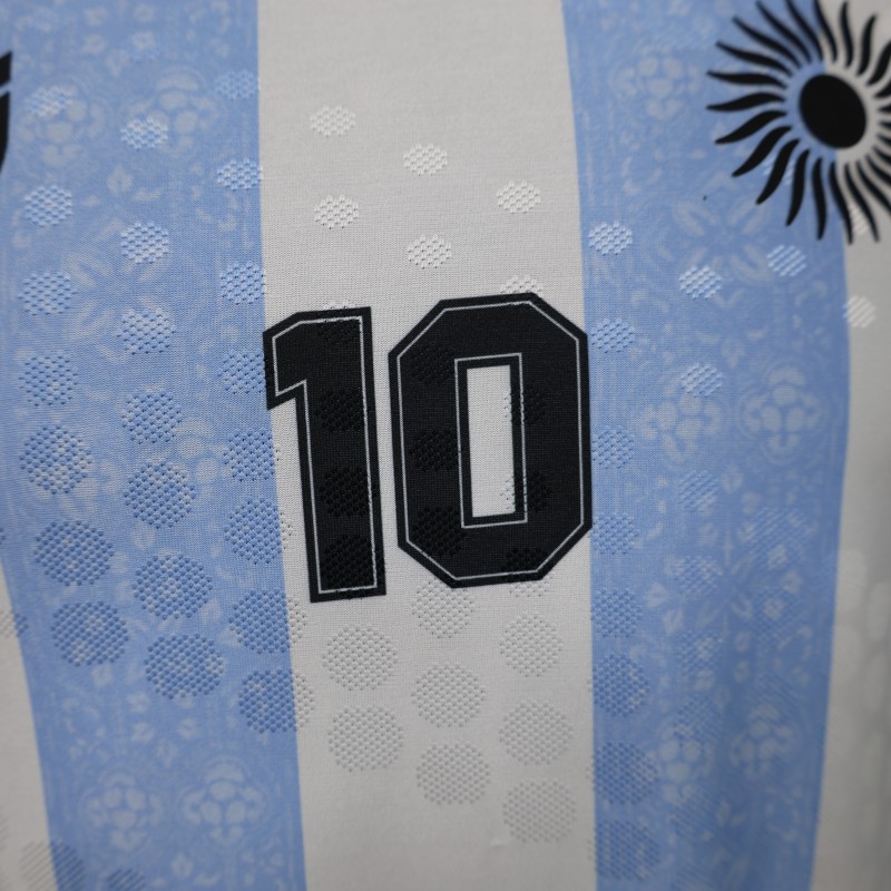 Player Version 2026 Argentina Home Light Blue & White Vertical Stripe Special Edition Jersey