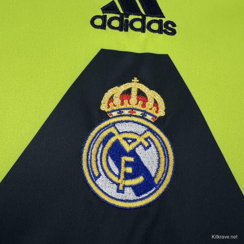1999/00 Retro Real Madrid Goalkeeper Long Sleeve Jersey