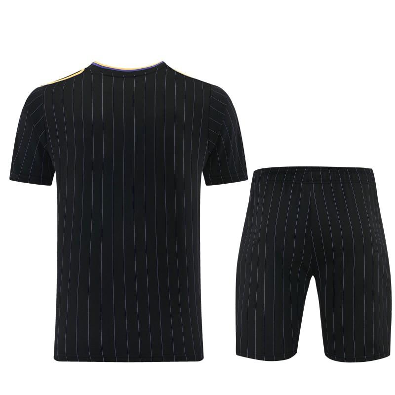 26/27  Manchester United Black Short Sleeve+Soccer Shorts
