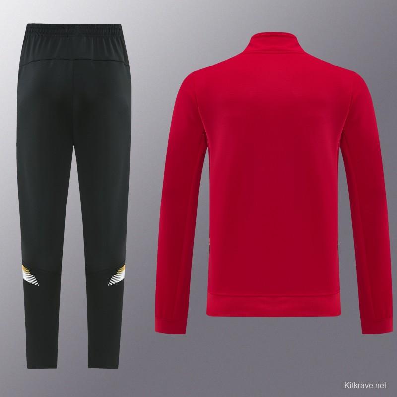 2026 Nike Red Full Zipper Jacket + Long Pants