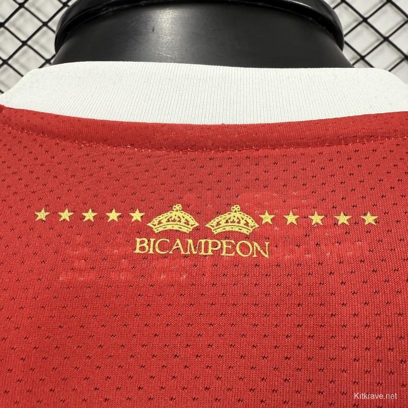 Player Version 26/27 Deportivo Toluca FC New Balance Home Deep Red White Jersey