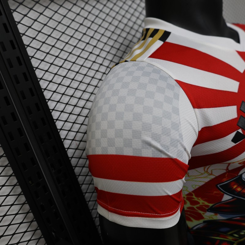 Player Version 2026 Japan  White "Samurai + Rising Sun" Special Edition Jersey