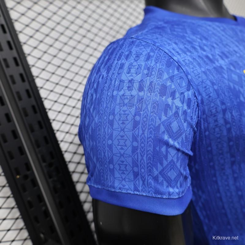 Player Version 2026 Brazil Away Blue Special Edition Jersey