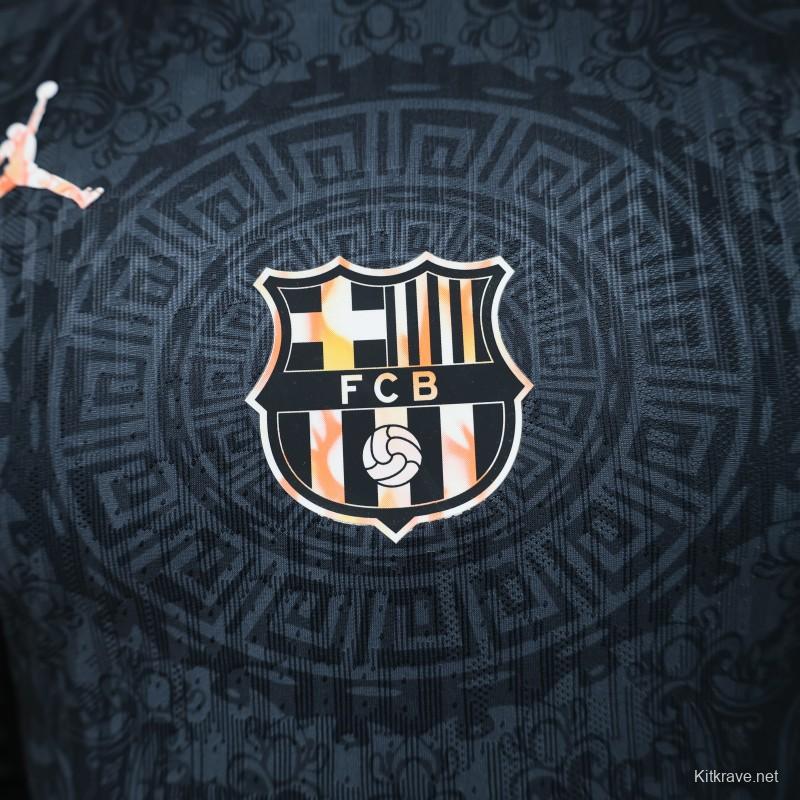 Player Version 26/27 FC Barcelona Dark Black & Red Special Edition Jersey