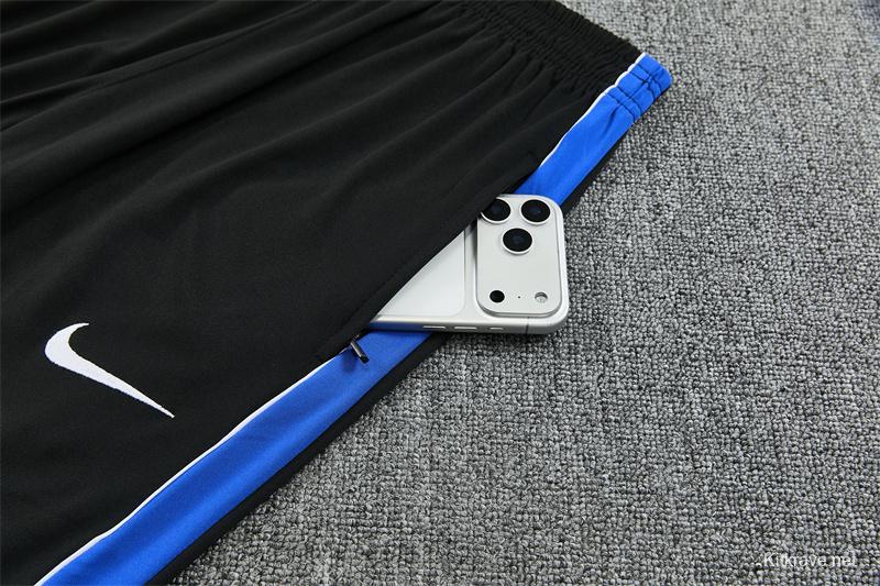 2026 Atletico Madrid Black Half Zipper Jacket Tracksuit + Long Pants