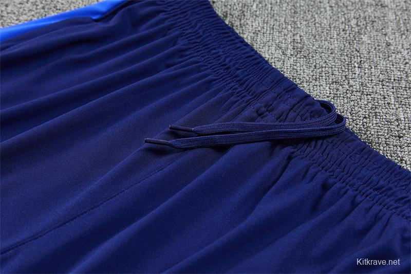 2026 Inter Milan Dark Navy Blue Half Zipper Jacket Tracksuit + Long Pants