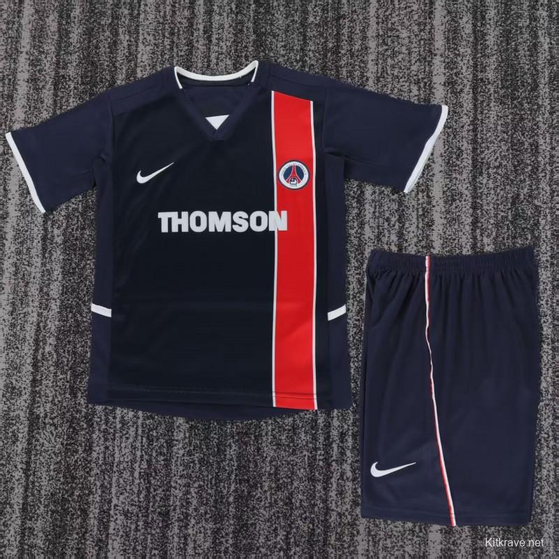 Retro Kids 02/03 PSG/Paris Saint-Germain Home Jersey