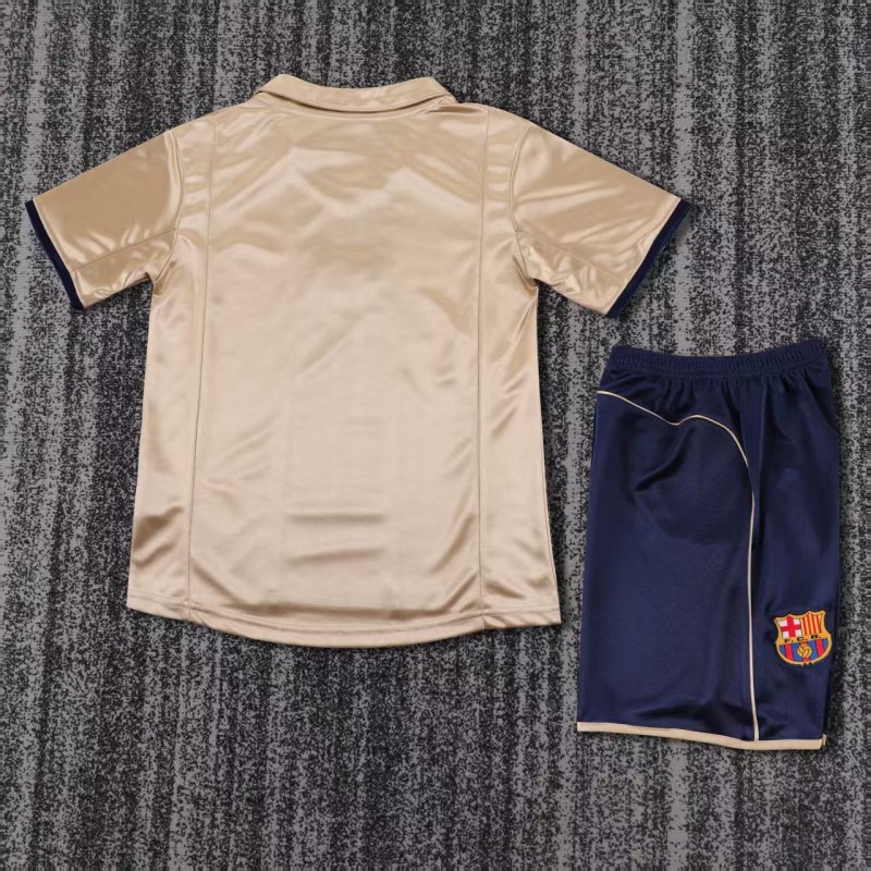 Retro Kids 01/02 Barcelona Away Jersey