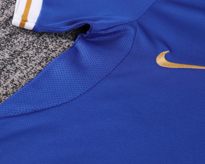 Retro Kids 1996 Italy Home Blue Jersey