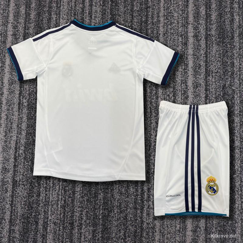 Retro Kids 12/13 Real Madrid Home Jersey