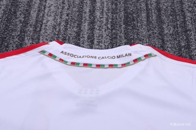 Retro 2010/11 Kids AC Milan White Away Jersey