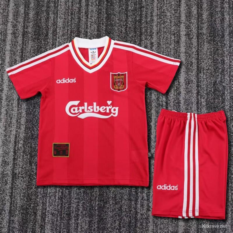 Retro Kids 95/96 Liverpool Home Jersey