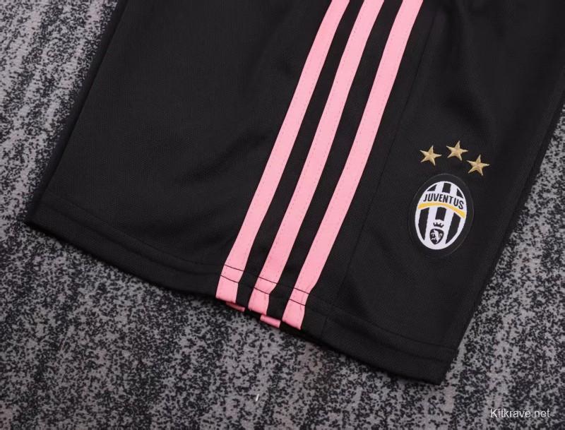 Retro Kids 15/16 Juventus Away Pink Jersey