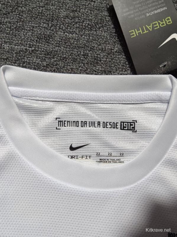 Retro Kids 12/13 Santos Home Long Sleeve Jersey